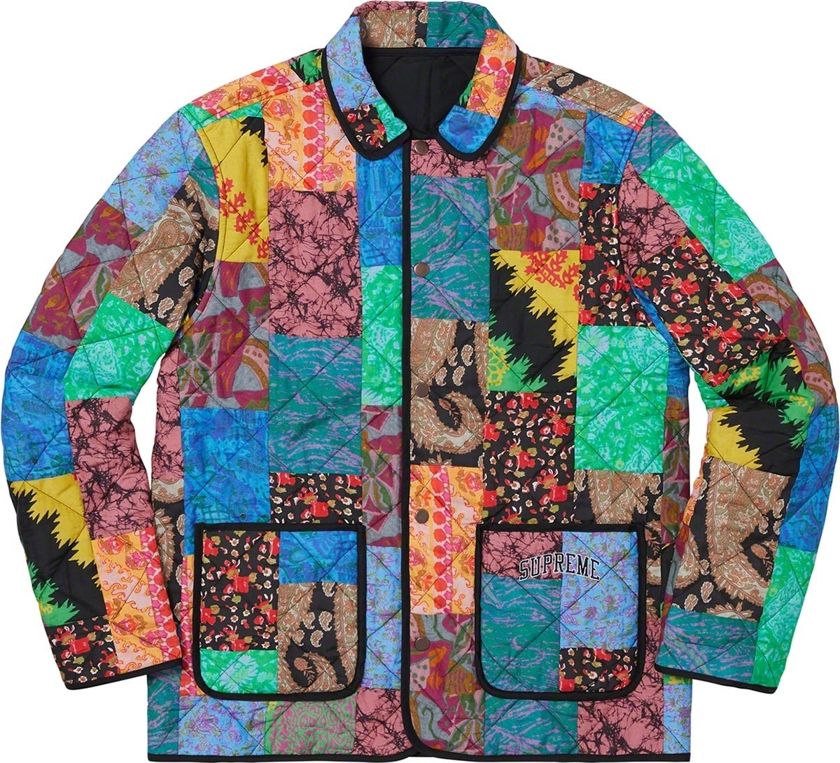 Reversible Patchwork Quilted Jacket